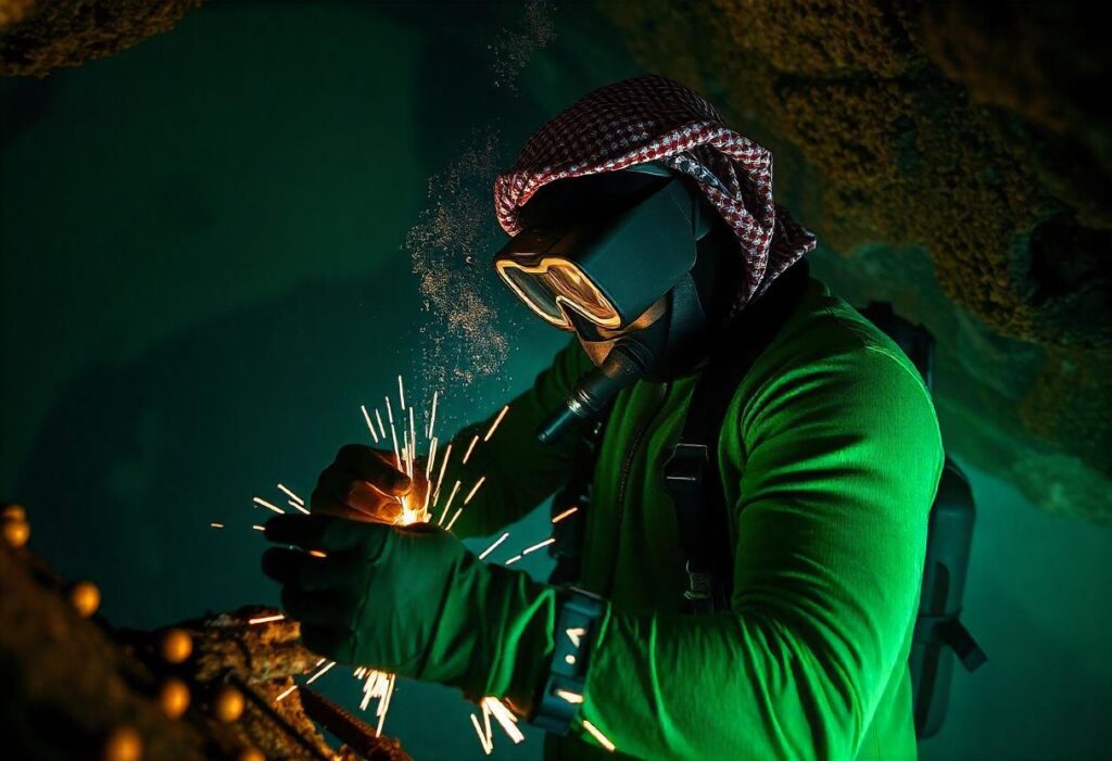 مقایسه جامع جوشکاری زیر آب و جوشکاری معمولی